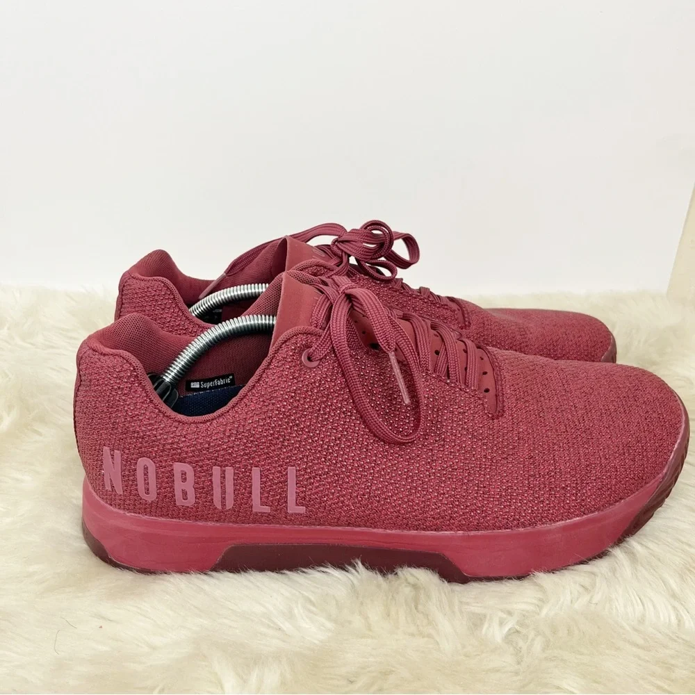 Nobull Red Gum Trainer Sneakers Mens Size 14 - Picture 2 of 7